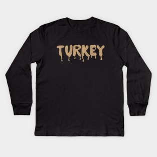 Turkey Kids Long Sleeve T-Shirt